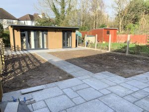 preparation for laying artificial grass