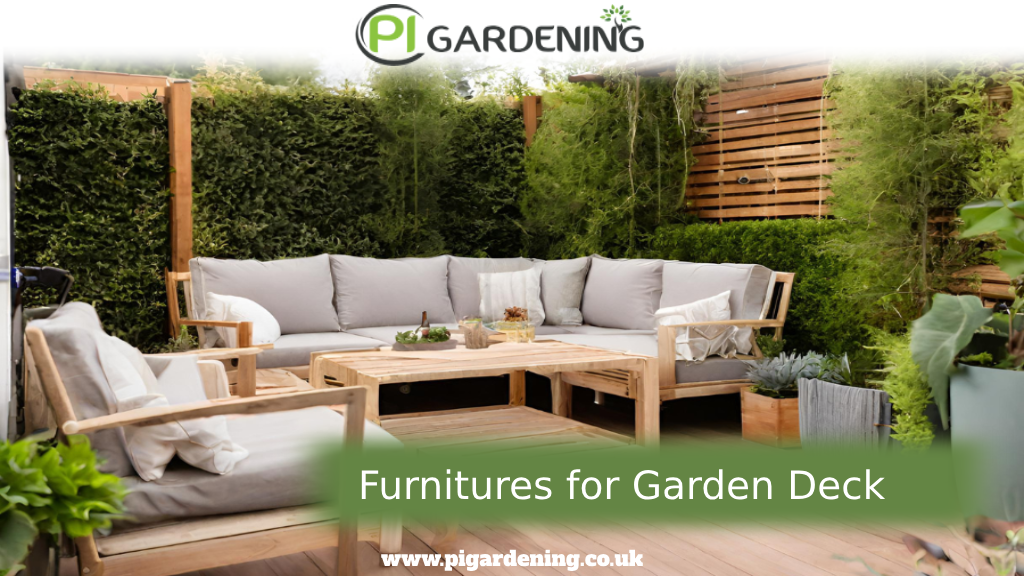 furnitures for garden deck
